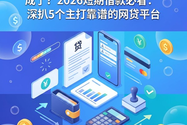 黑户网贷包下款口子真有人办成了？2026短期借款必看：深扒5个主打靠谱的网贷平台
