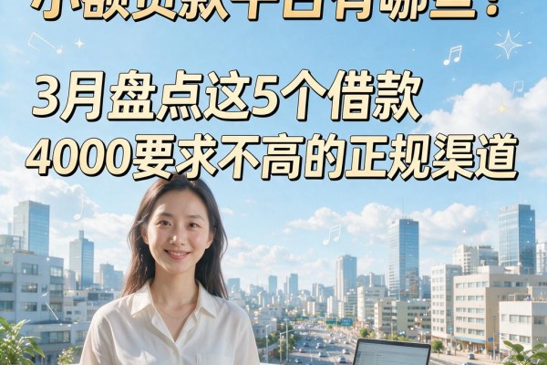 小额贷款平台有哪些?3月盘点这5个借款4000要求不高的正规渠道