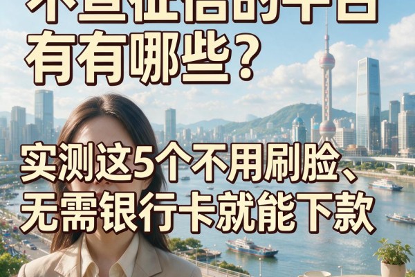 不查征信的平台有哪些?实测这5个不用刷脸、无需银行卡就能下款