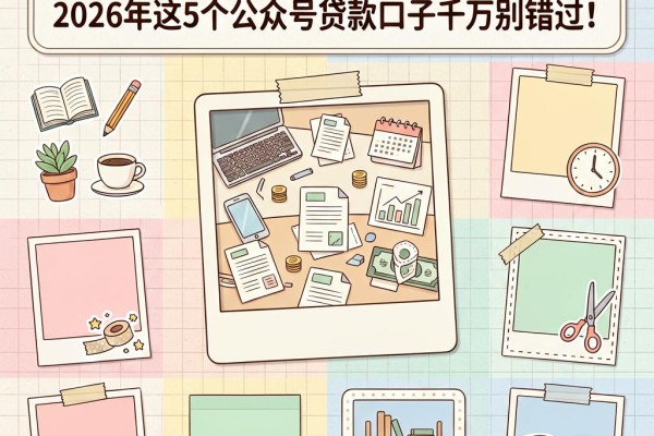 征信黑、征信烂、芝麻信用分550也能贷?2026年这5个公众号贷款口子千万别错过!