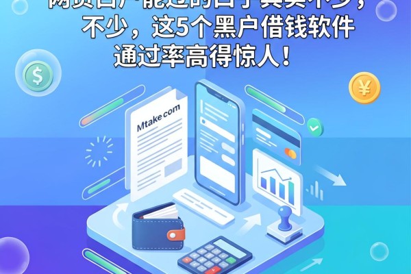 2026年必看!网贷白户能过的口子其实不少,这5个黑户借钱软件通过率高得惊人!