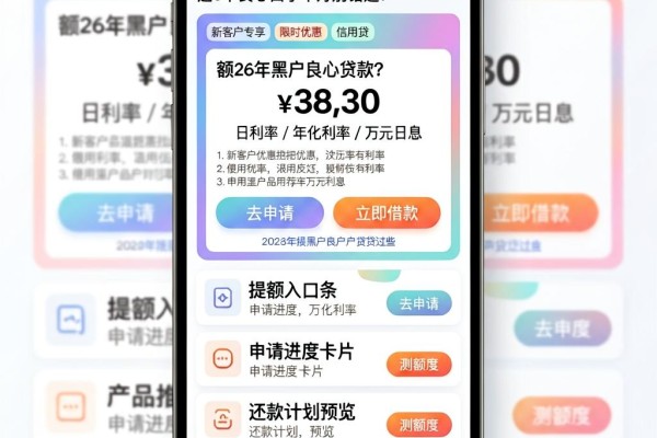 2026年黑户良心贷款有哪些?这5个良心口子千万别错过!