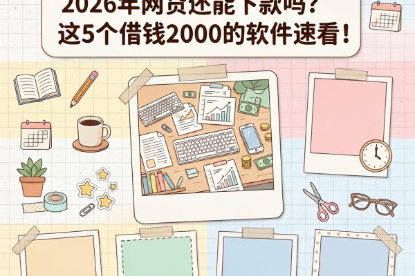 征信花了还有逾期，2026年网贷还能下款吗？这5个借钱2000的软件速看
