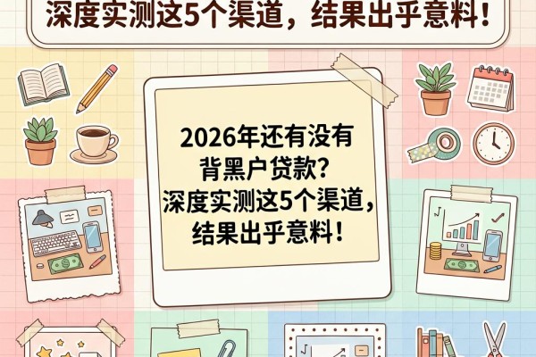2026年还有没有背黑户贷款?深度实测这5个渠道,结果出乎意料!