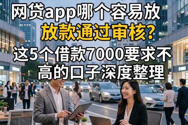 急用钱必看!网贷app哪个容易放款通过审核?这5个借款7000要求不高的口子深度整理