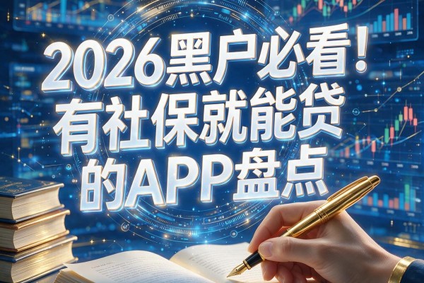 2026黑户必看!有社保就能贷的APP盘点,缺钱周转这几家下款超快