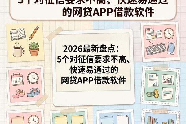 2026最新盘点:5个对征信要求不高、快速易通过的网贷APP借款软件