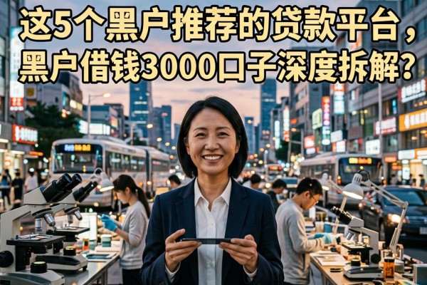 2026黑户必看!这5个黑户推荐的贷款平台,黑户借钱3000口子深度拆解