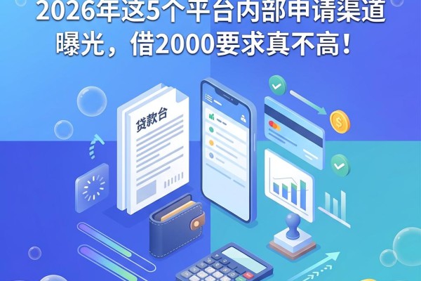 21岁急用钱必看!2026年这5个平台内部申请渠道曝光,借2000要求真不高