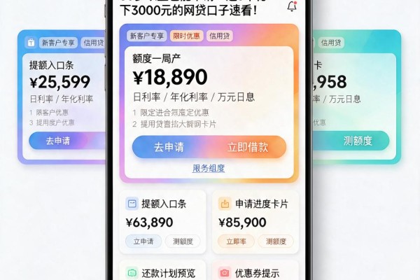 60岁以上也能申请！这5个稳下3000元的网贷口子速看
