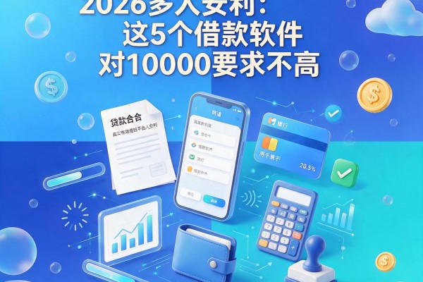 真实有效借钱平台2026多人安利:这5个借款软件对10000要求不高