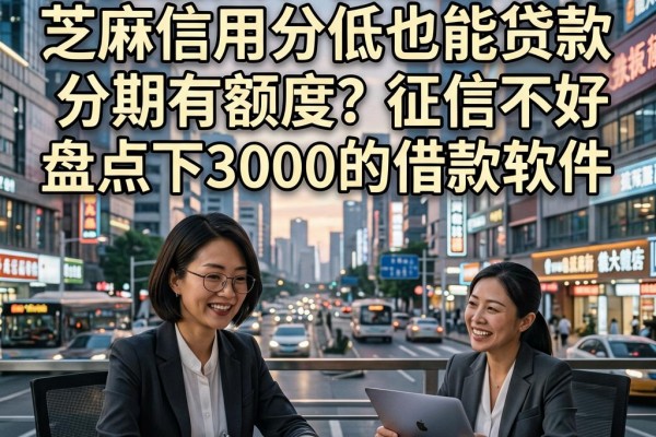 征信黑、征信烂、芝麻信用分低也能贷款分期有额度?盘点5个征信不好也能下3000的借款软件