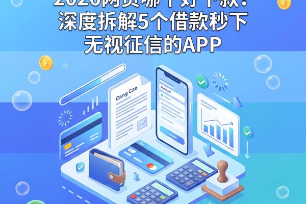 黑户新人必看！2026网贷哪个好下款？深度拆解5个借款秒下无视征信的APP