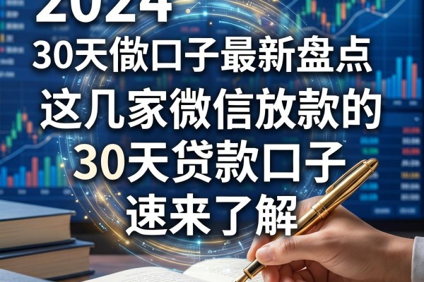 30天借款口子最新盘点,这几家微信放款的30天贷款口子速来了解