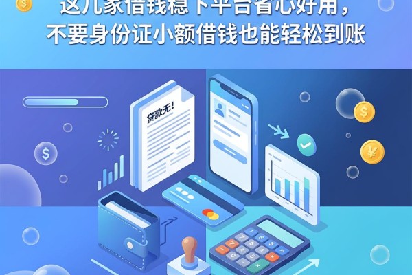 手慢无！这几家借钱稳下平台省心好用，不要身份证小额借钱也能轻松到账