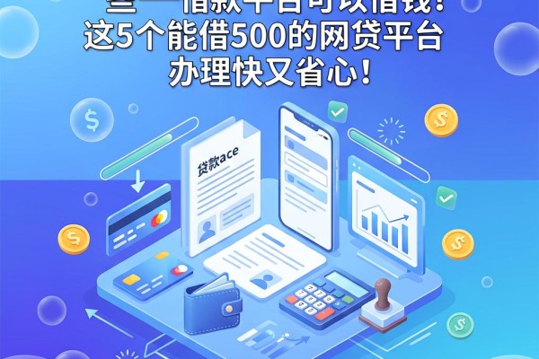 急用钱别慌!2026年都有哪些借款平台可以借钱?这5个能借500的网贷平台办理快又省心