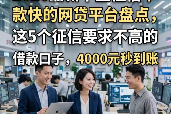 2026最新不查征信下款快的网贷平台盘点,这5个征信要求不高的借款口子,4000元秒到账