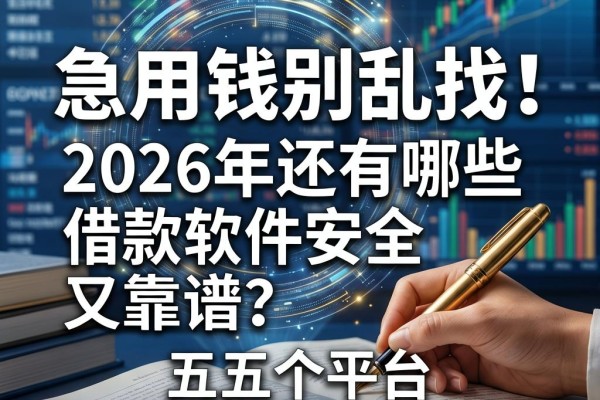 急用钱别乱找!2026年还有哪些借款软件安全又靠谱?这五个平台2000元周转秒到账