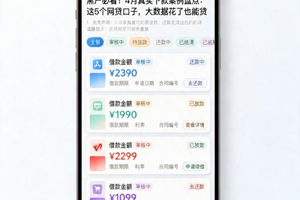 黑户必看！4月真实下款案例盘点：这5个网贷口子，大数据花了也能贷