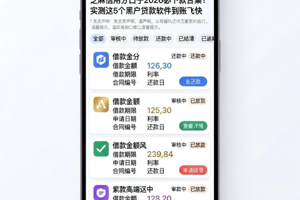 芝麻信用分口子2026必下款合集!实测这5个黑户贷款软件到账飞快