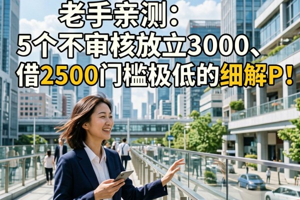 速领!2026年信贷老手亲测:5个不审核放款3000、借2500门槛极低的APP,细解!