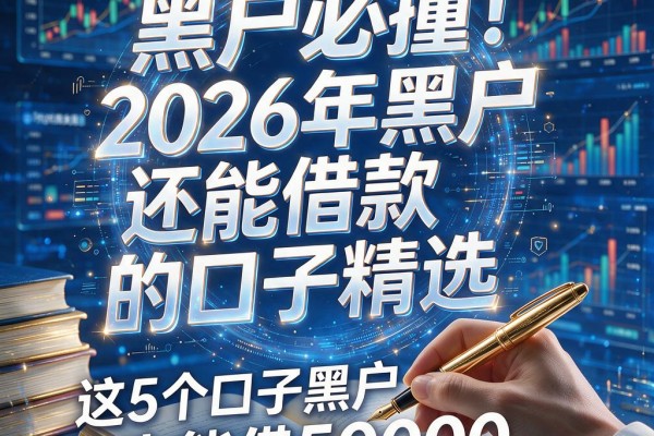 黑户必看!2026年黑户还能借款的口子精选,这5个口子黑户也能借50000