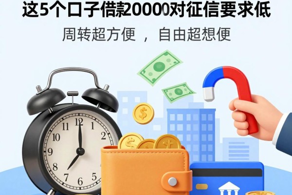 2026无视逾期的网贷APP盘点！这5个口子借款20000对征信要求低，周转超方便