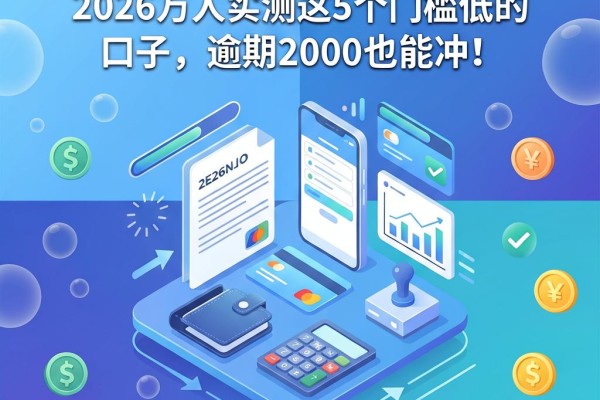 网黑了逾期有没有能下的?2026万人实测这5个门槛低的口子,逾期2000也能冲!
