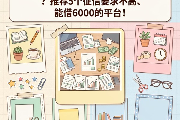 2026年必知!有没有秒下的网贷软件?推荐5个征信要求不高、能借6000的平台