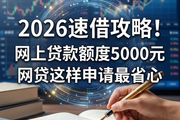 2026速借攻略!网上贷款额度5000元网贷这样申请最省心