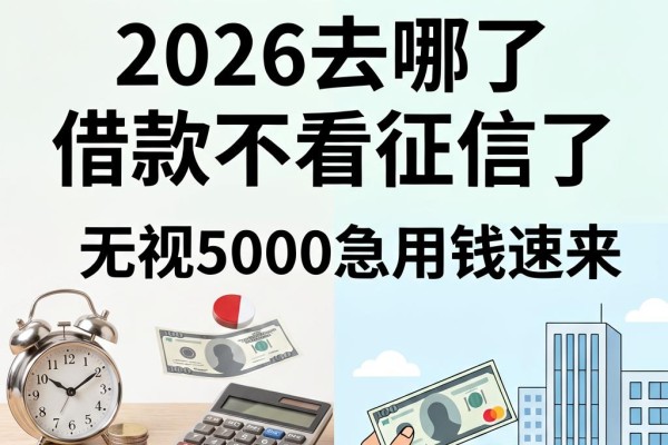 秒批到账！2026去哪了借款不看征信了，无视5000急用钱速来
