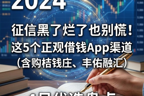 征信黑了烂了也别慌!这5个正规借钱App渠道(含购桔钱庄、丰佑融汇)4月优选盘点