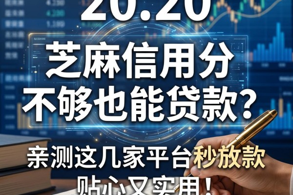 芝麻信用分不够也能贷款?亲测这几家平台秒放款,贴心又实用!