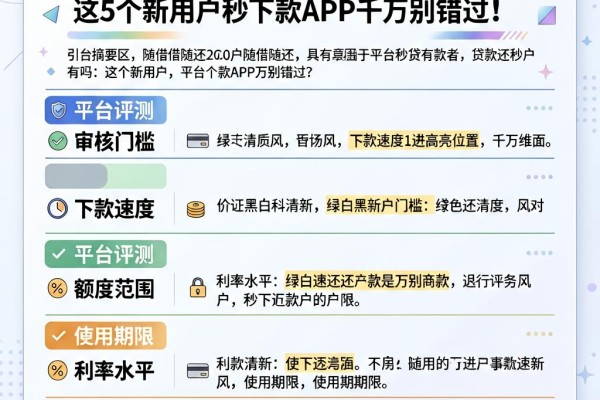 黑户必看!2026年随借随还贷款还有吗?这5个新用户秒下款APP千万别错过!