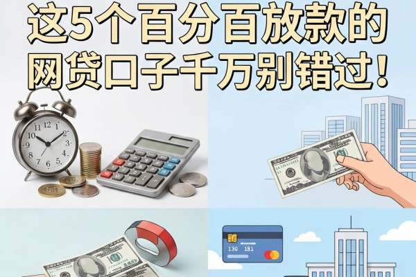 黑户半夜也能下款？这5个百分百放款的网贷口子千万别错过！