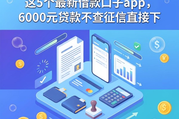 2026独家首发！这5个最新借款口子app，6000元贷款不查征信直接下