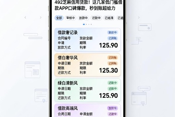 492芝麻信用贷款!这几家低门槛借款APP口碑爆款,秒到账超给力