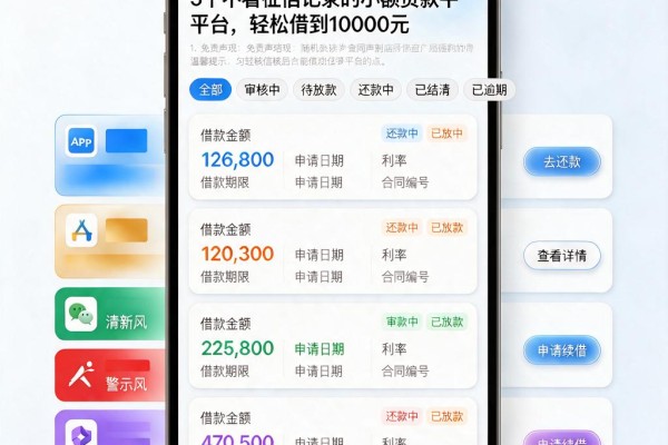 5个不看征信记录的小额贷款平台,轻松借到10000元
