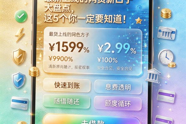 最新上线的网贷新口子大盘点,这5个你一定要知道!