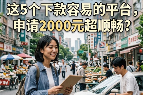 借钱急用不用愁!这5个下款容易的平台,申请2000元超顺畅