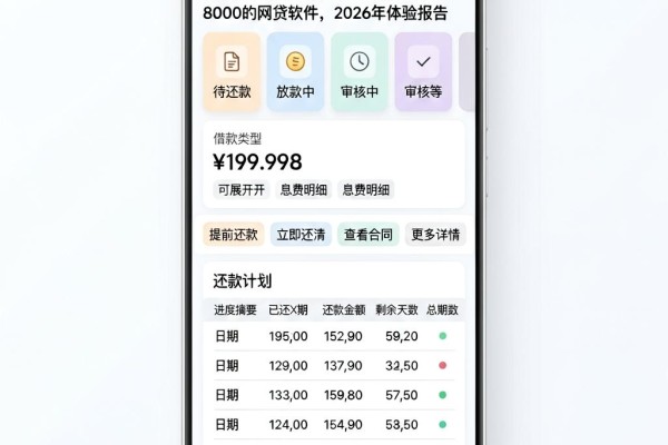 无视征信必下!实测这5个黑户贷款8000的网贷软件,2026年体验报告