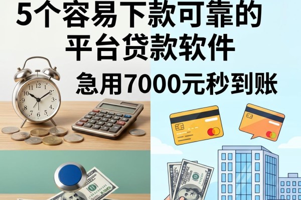 2026必存!5个容易下款可靠的平台贷款软件,急用7000元秒到账