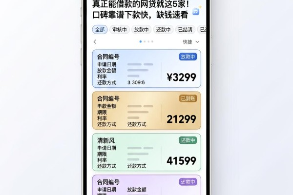 真正能借款的网贷就这5家！口碑靠谱下款快，缺钱速看