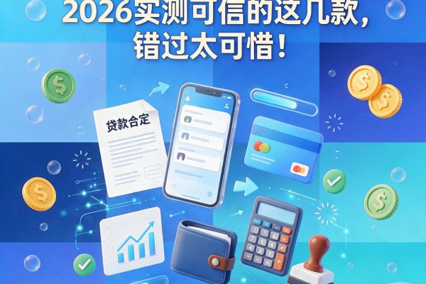 信用卡必下的贷款有哪些?2026实测可信的这几款,错过太可惜!