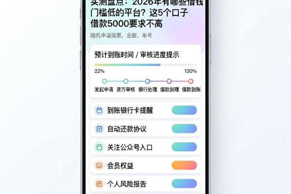实测盘点:2026年有哪些借钱门槛低的平台?这5个口子借款5000要求不高