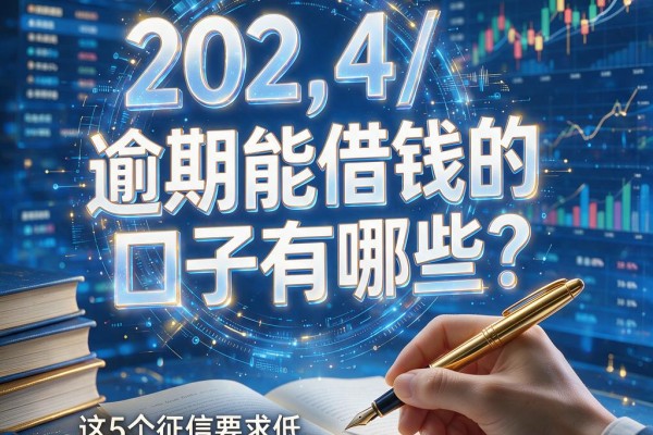 逾期能借钱的口子有哪些?这5个征信要求低、急用不用久等的借款口子速看