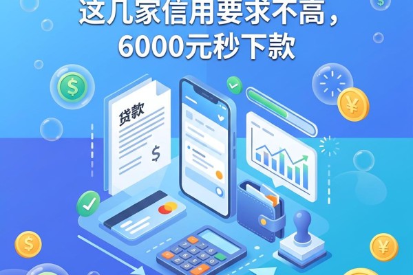 不查信用的借钱app推荐!这几家信用要求不高,6000元秒下款