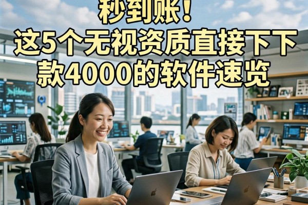 不看运营商的小额贷款秒到账!这5个无视资质直接下款4000的软件速览