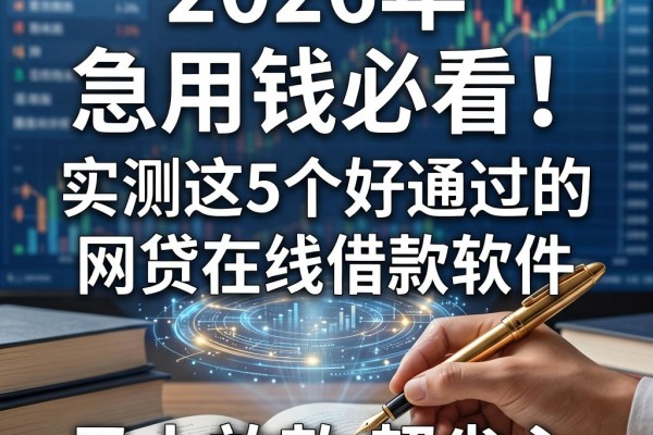 2026年急用钱必看!实测这5个好通过的网贷在线借款软件,马上放款超省心