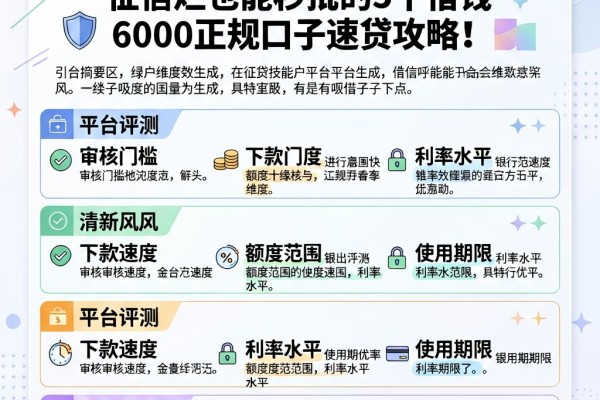 2026黑户贷款500必下!征信烂也能秒批的5个借钱6000正规口子速贷攻略